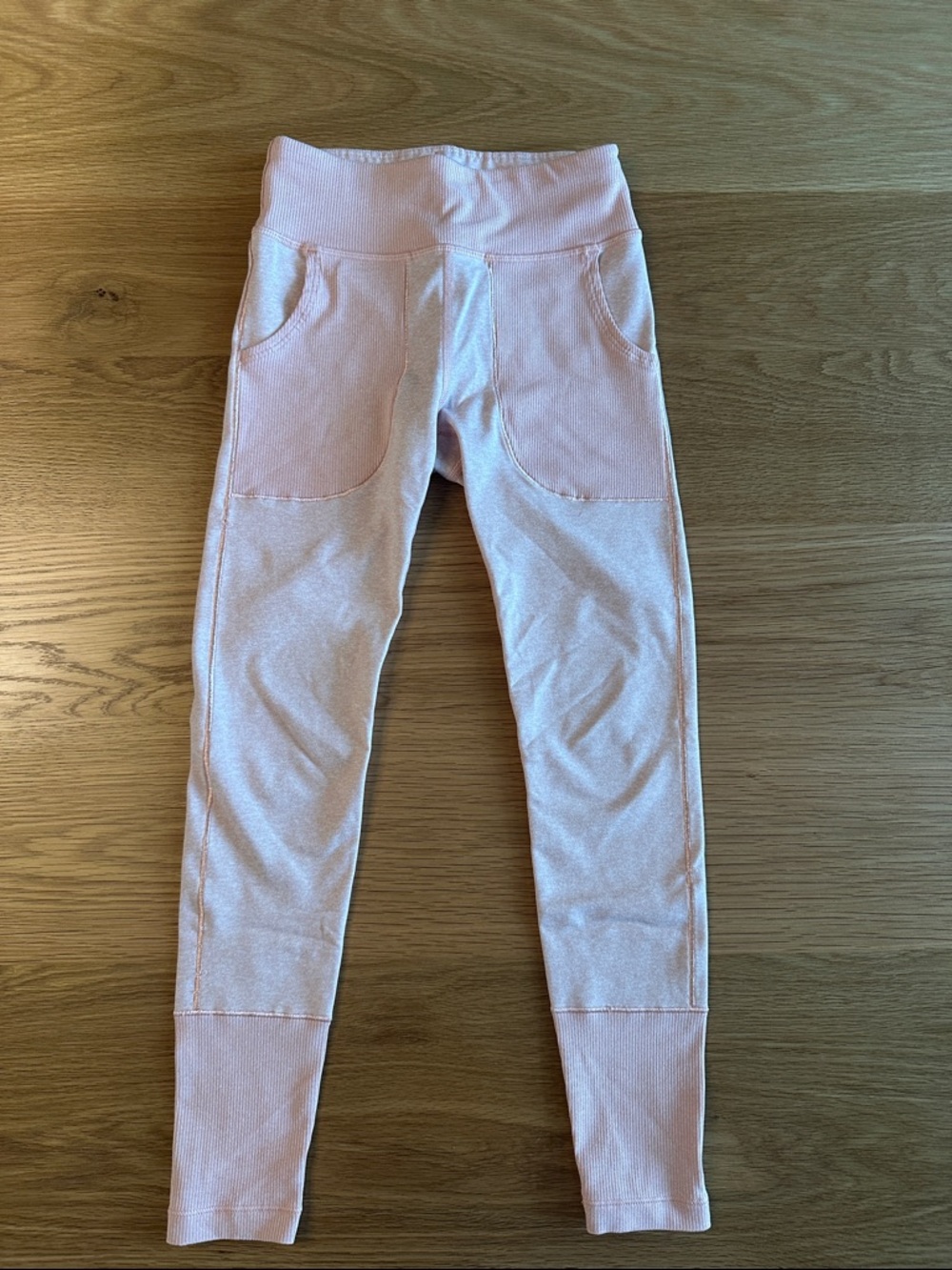 Athleta Girl Pink leggings size 7